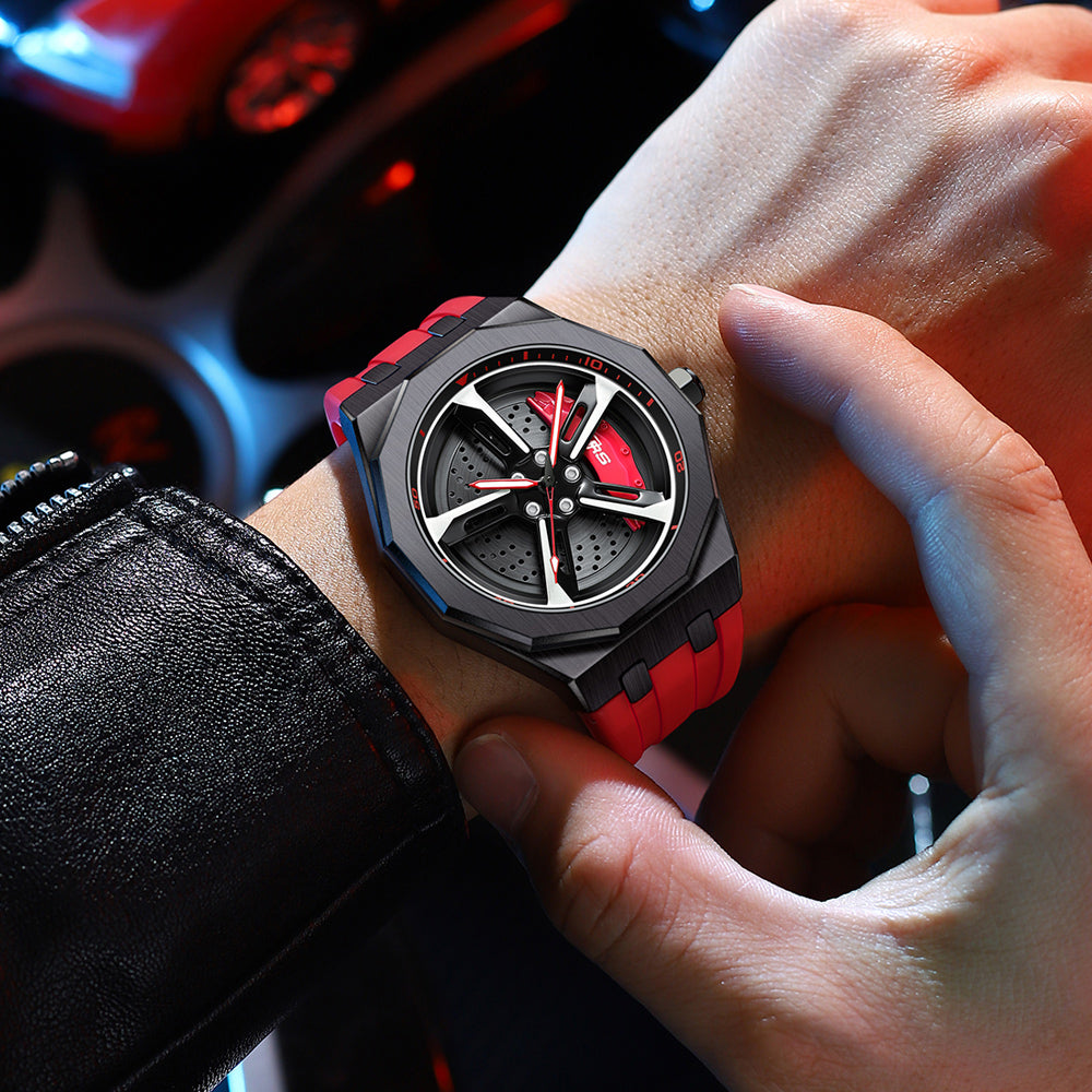 Avantoh TT RS - Une montre au design sportif (boitier noir)