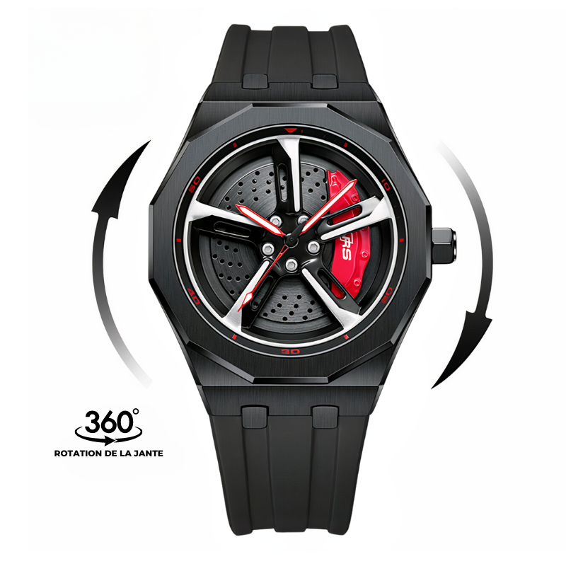 Avantoh TT RS - Une montre au design sportif (boitier noir)