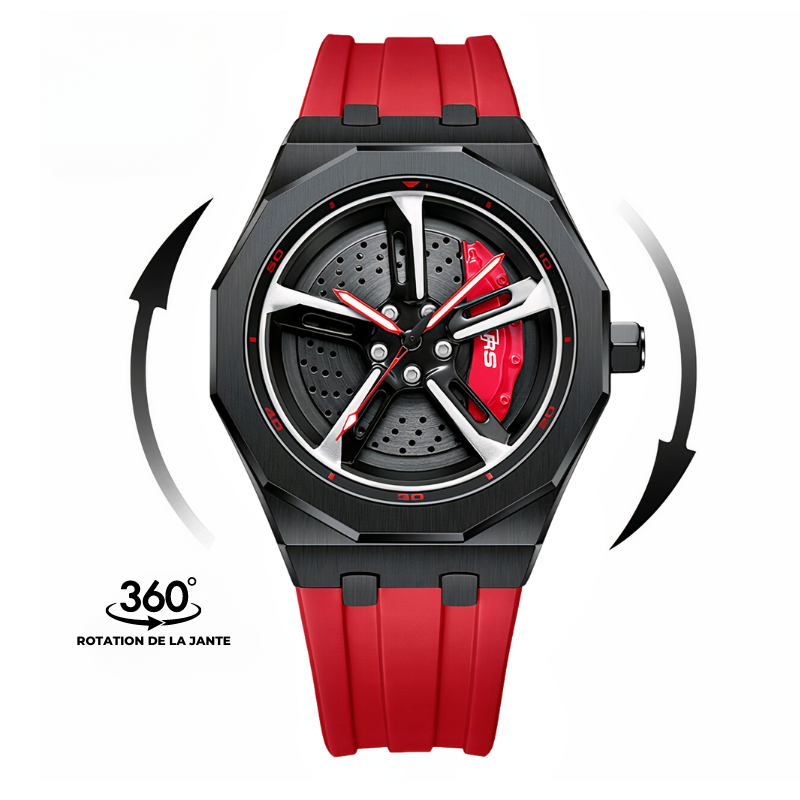 Avantoh TT RS - Une montre au design sportif (boitier noir)