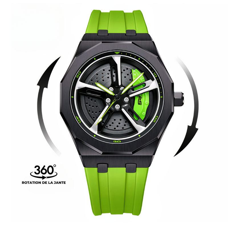 Avantoh TT RS - Une montre au design sportif (boitier noir)