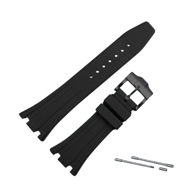 Bracelet en silicone noir