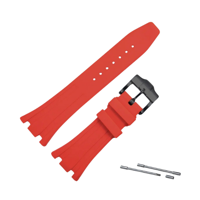 Bracelet en silicone rouge